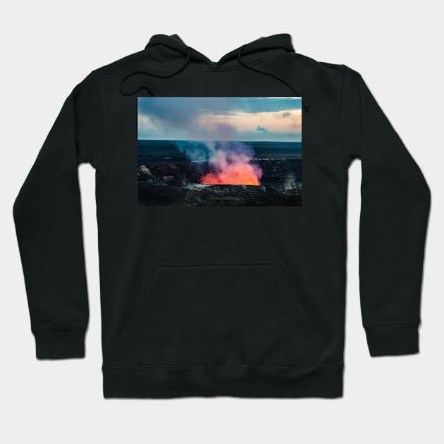 Erupting volcano Hoodie by KensLensDesigns